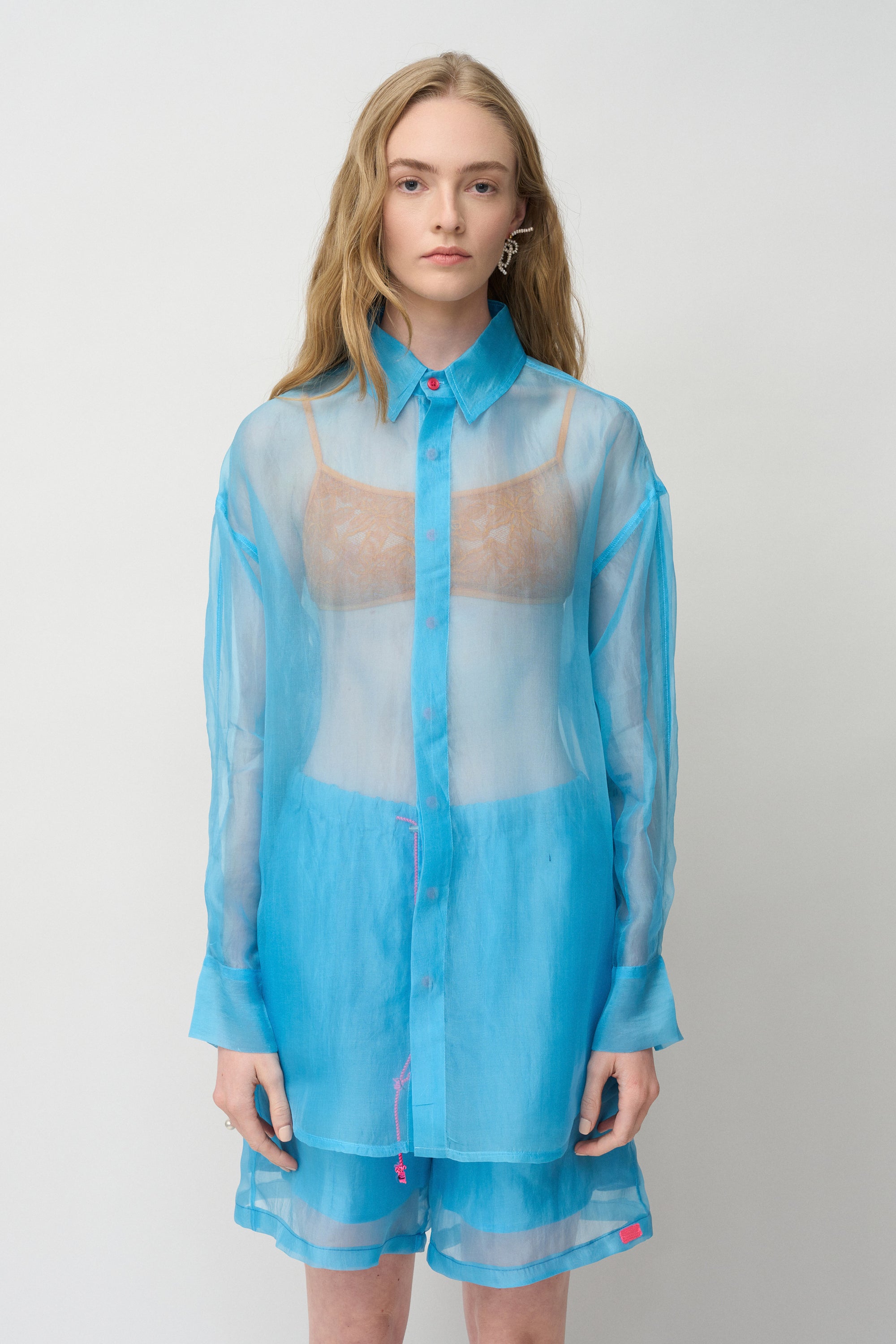 Reagan Silk Organza Shirt