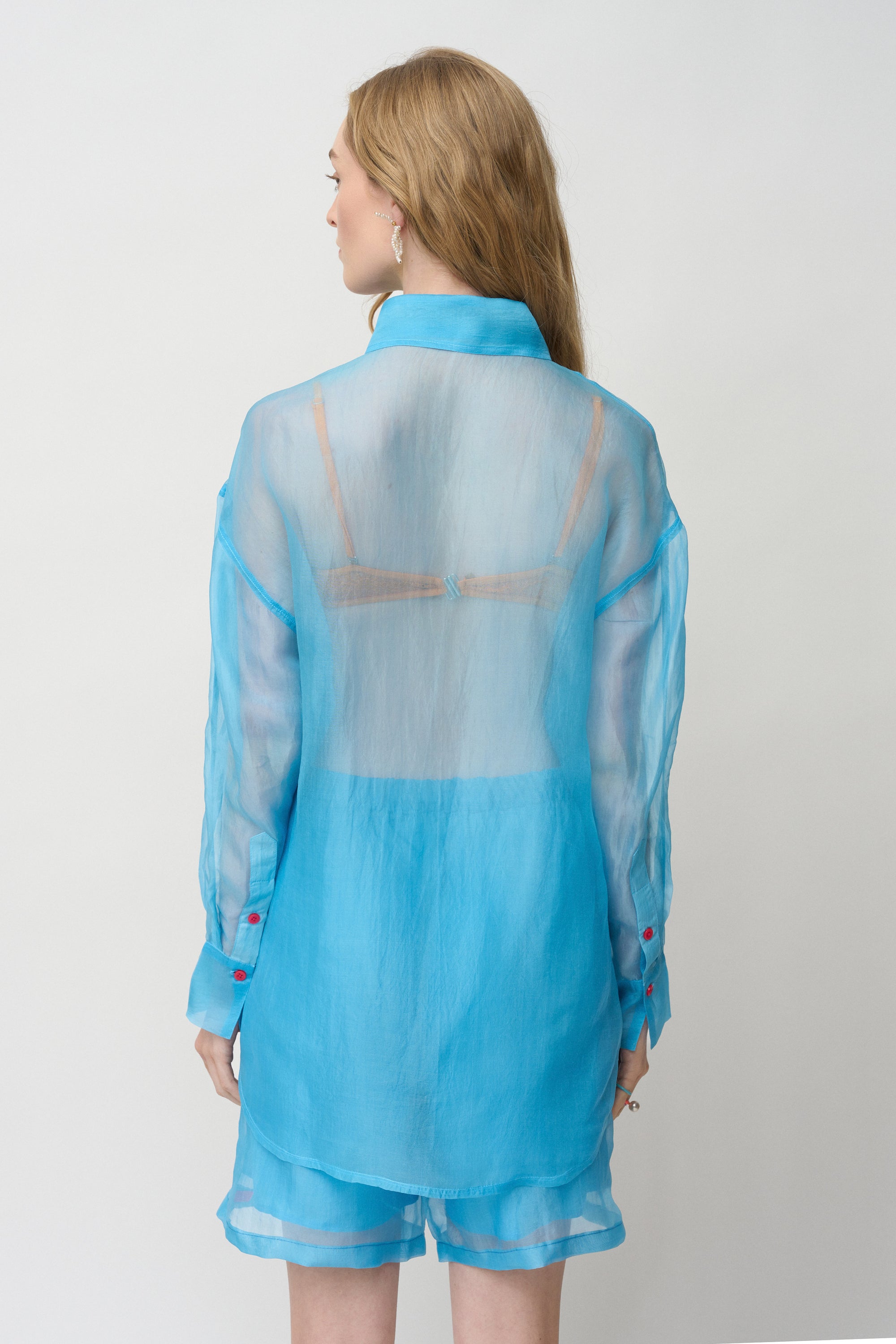 Reagan Silk Organza Shirt