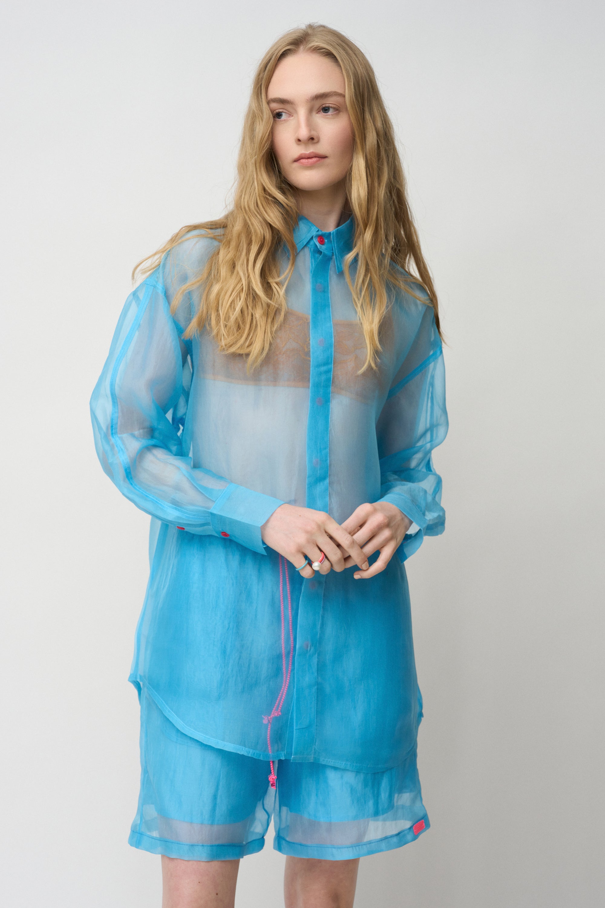 Reagan Silk Organza Shirt