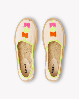 Women's Original Espadrille | Embroidery | Molyan Sunset - Natural Undyed - Women's Espadrilles - Natural Undyed - Molyan Sunset - Soludos - 
